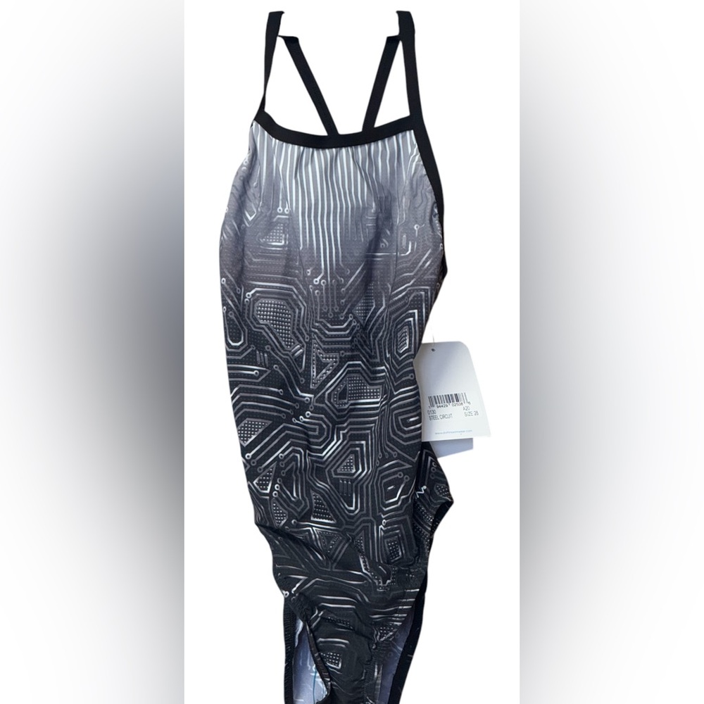 NWT Dolfin Graphlite Women's Circuit V-Back One Piece SZ 28